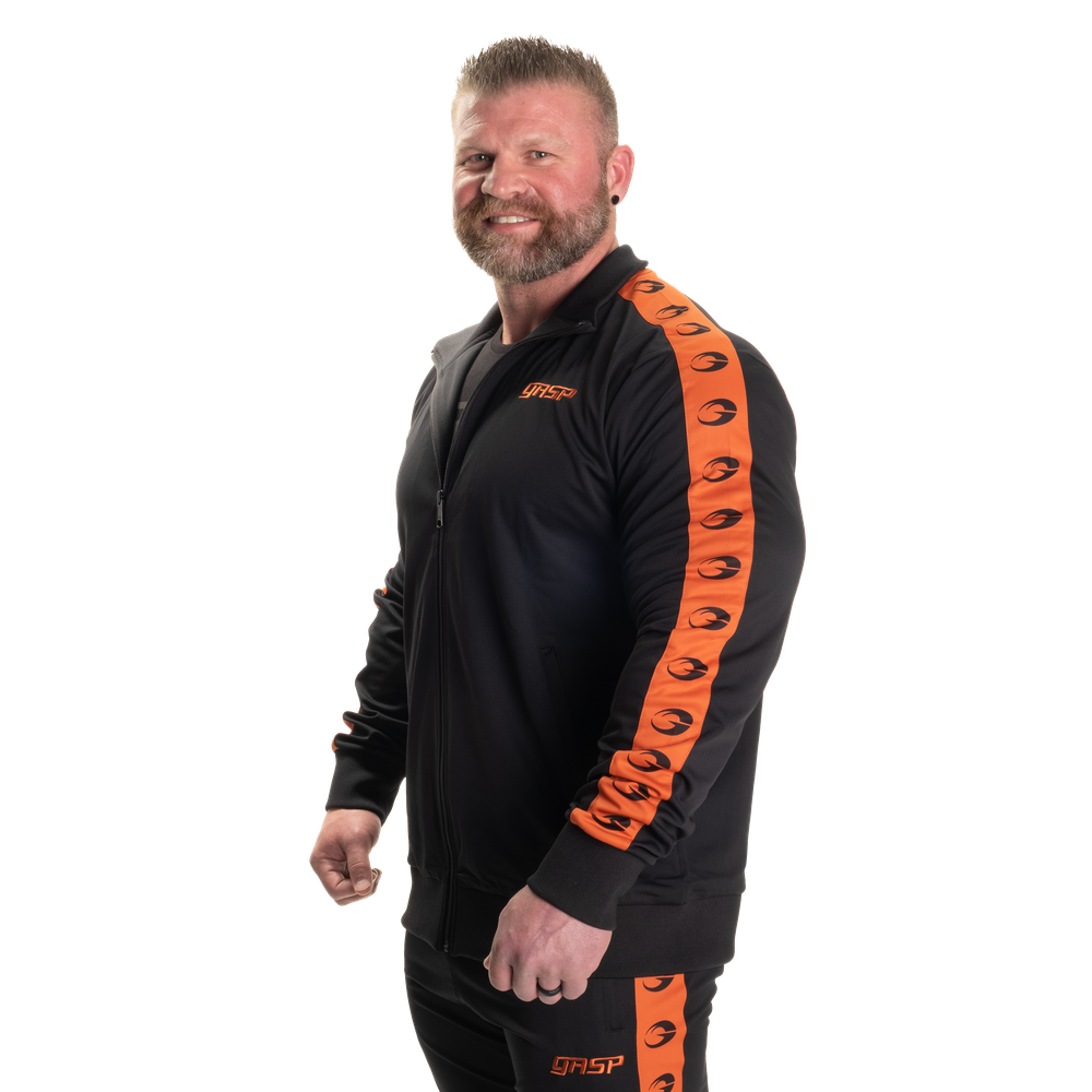 GASP Track Suit Jacket Black/Flame