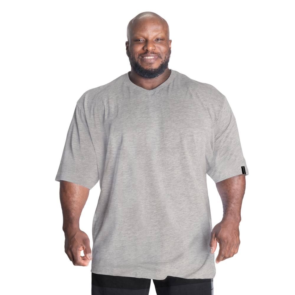 GASP Classic Iron Tee Light Grey Melange