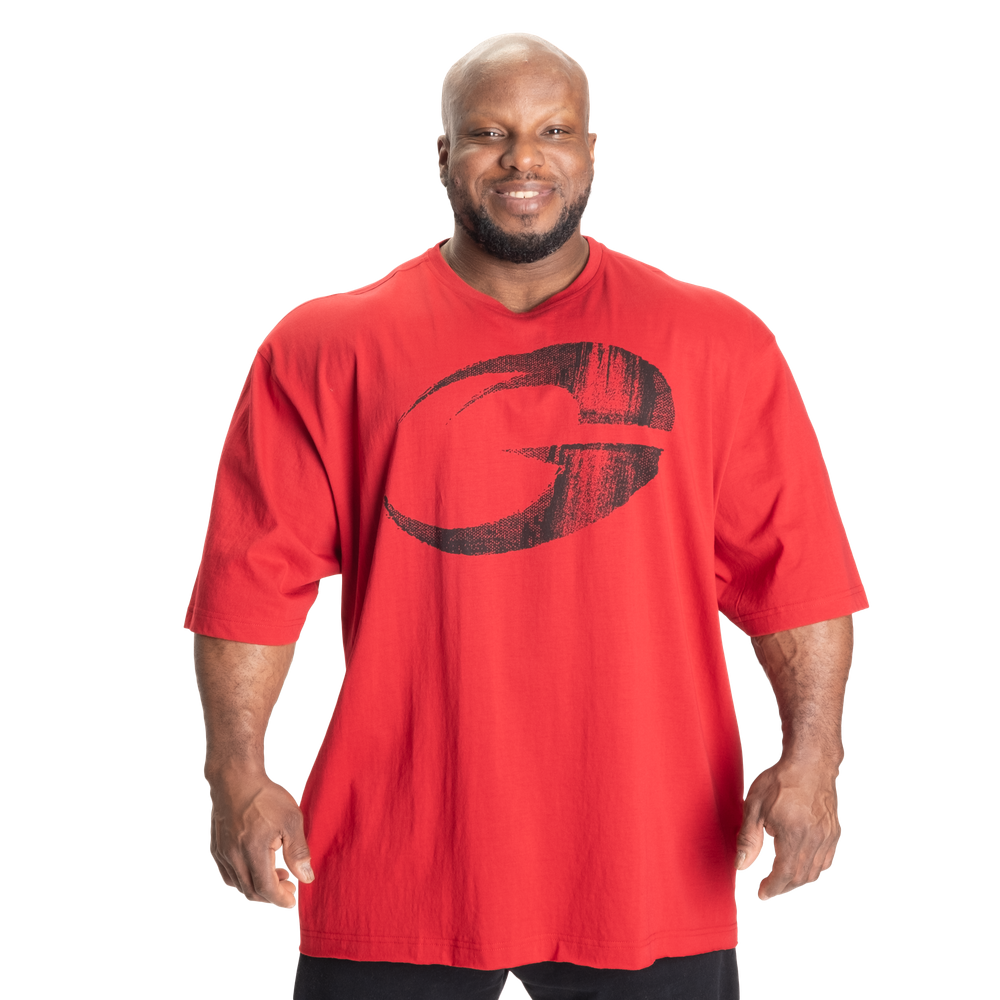 GASP Pump Cover Iron Tee Chili Red