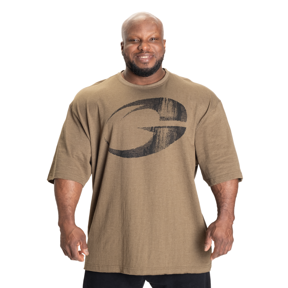 GASP Pump Cover Iron Tee Army Green Melange