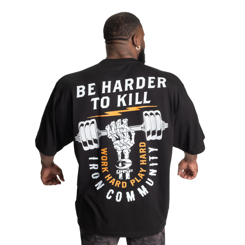 GASP Harder To Kill Iron Tee Black