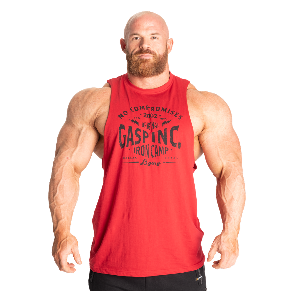 GASP Original Cut Out Tank Chili Red
