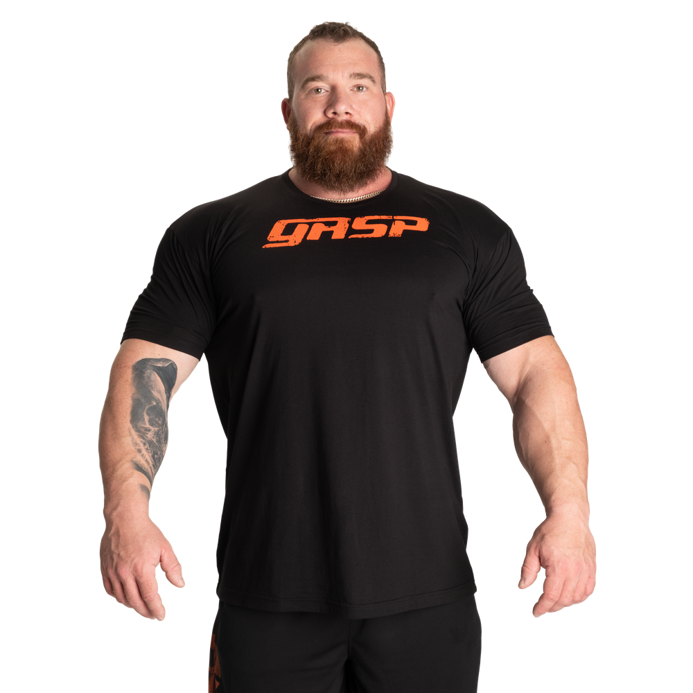 GASP Legacy gym tee Black/Flame