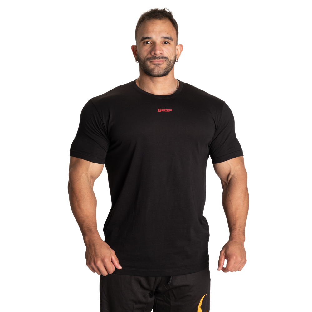 GASP Standard Tee Black/Red