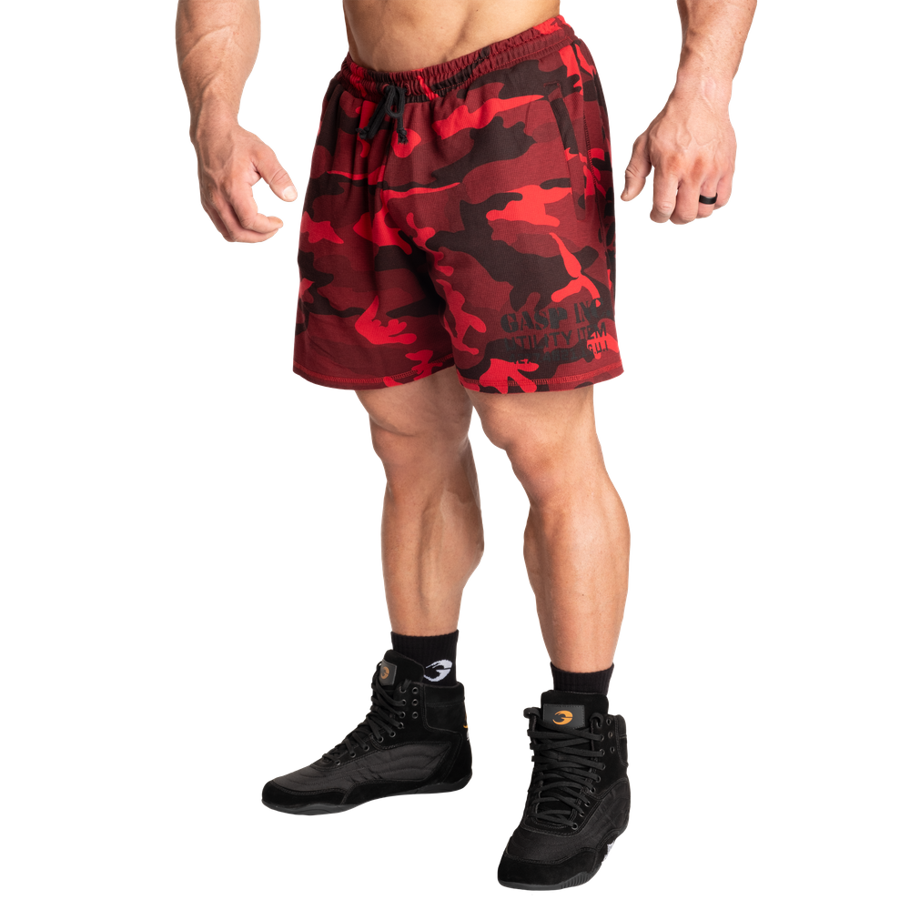 GASP Thermal Shorts 6" Red Camo