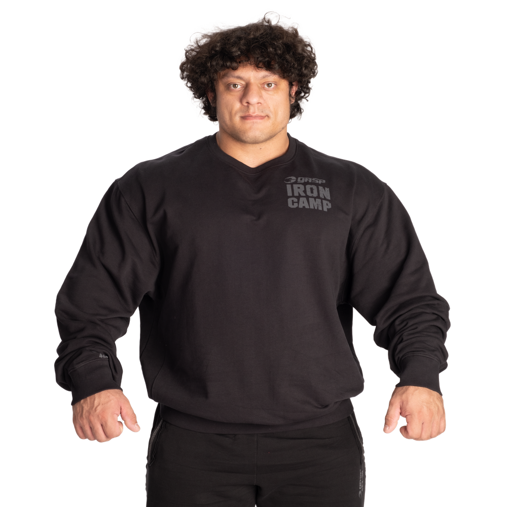 GASP Iron Camp Sweater Black