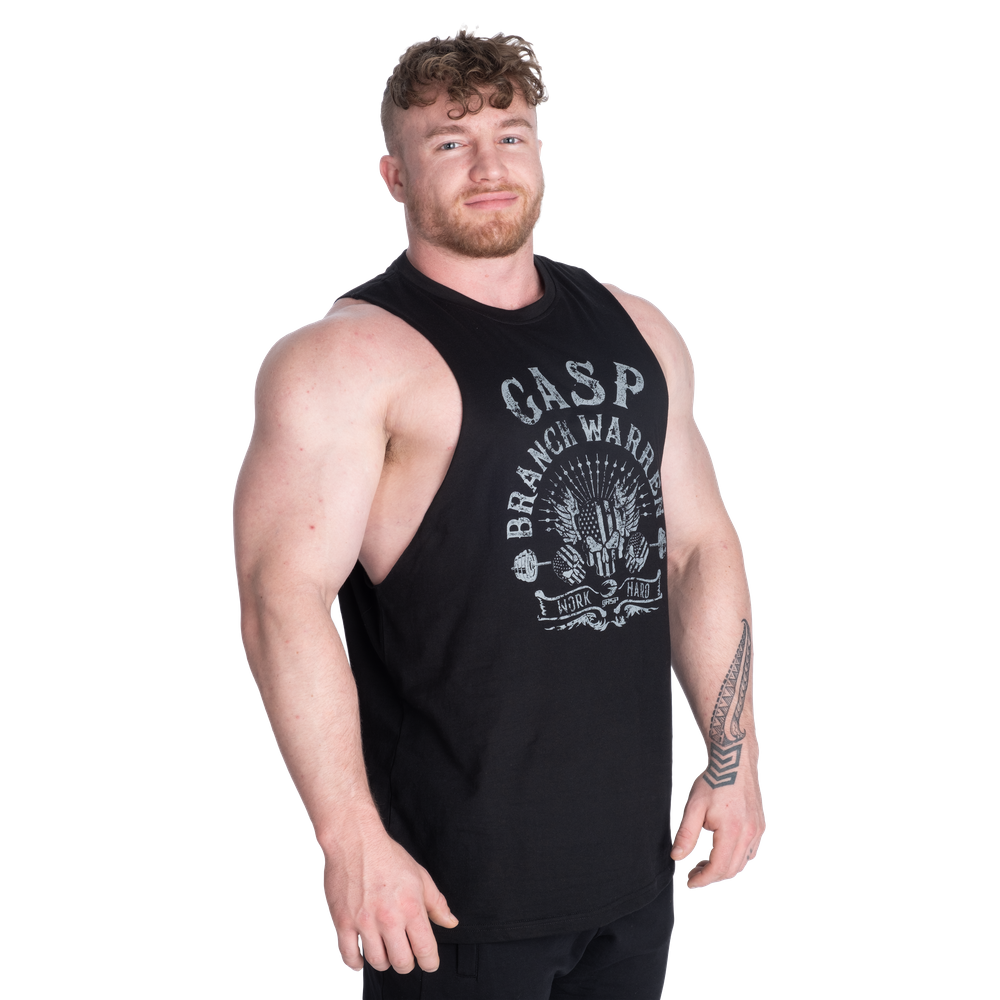 GASP Branch Warren Cut Out Tank Black