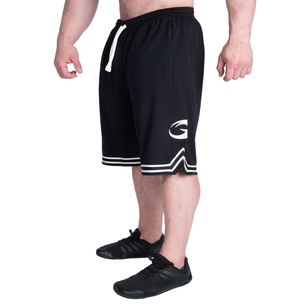 GASP Basketball Iron Shorts 11.5" Black/White