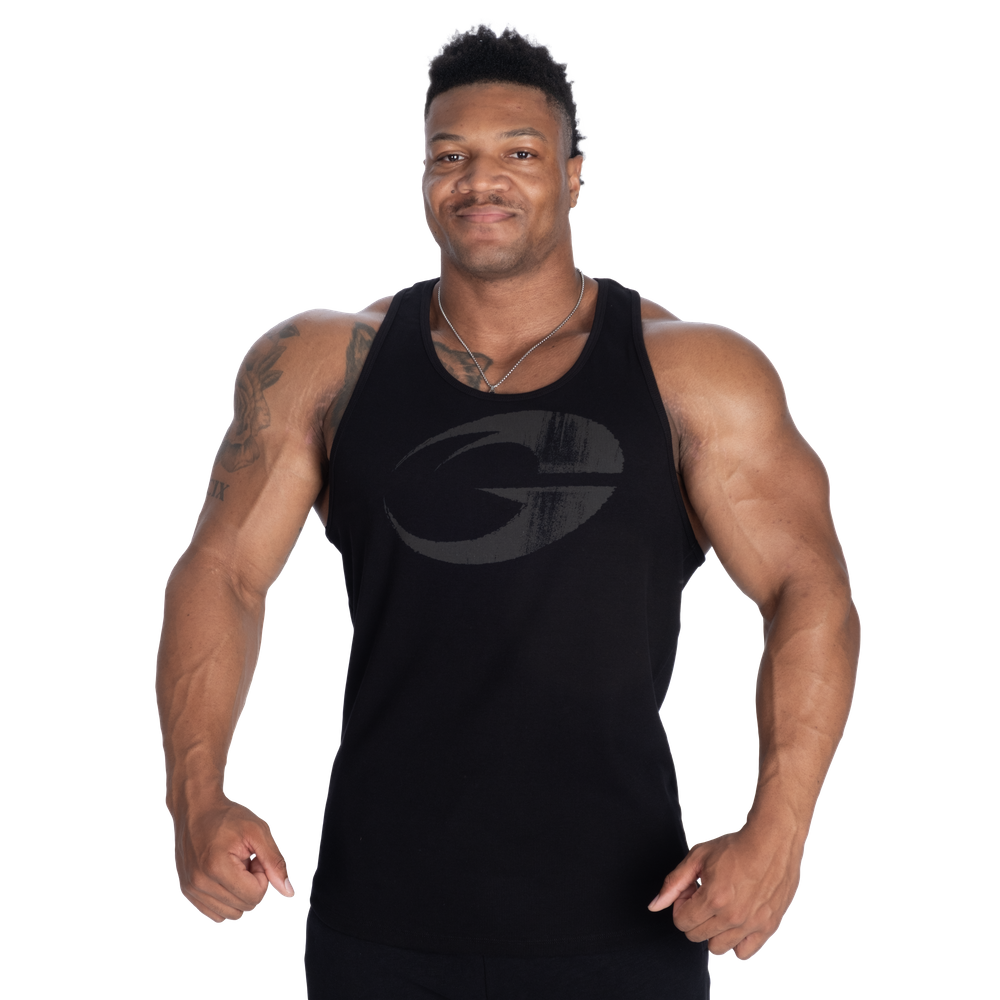 GASP Rib Essential T-Back Black