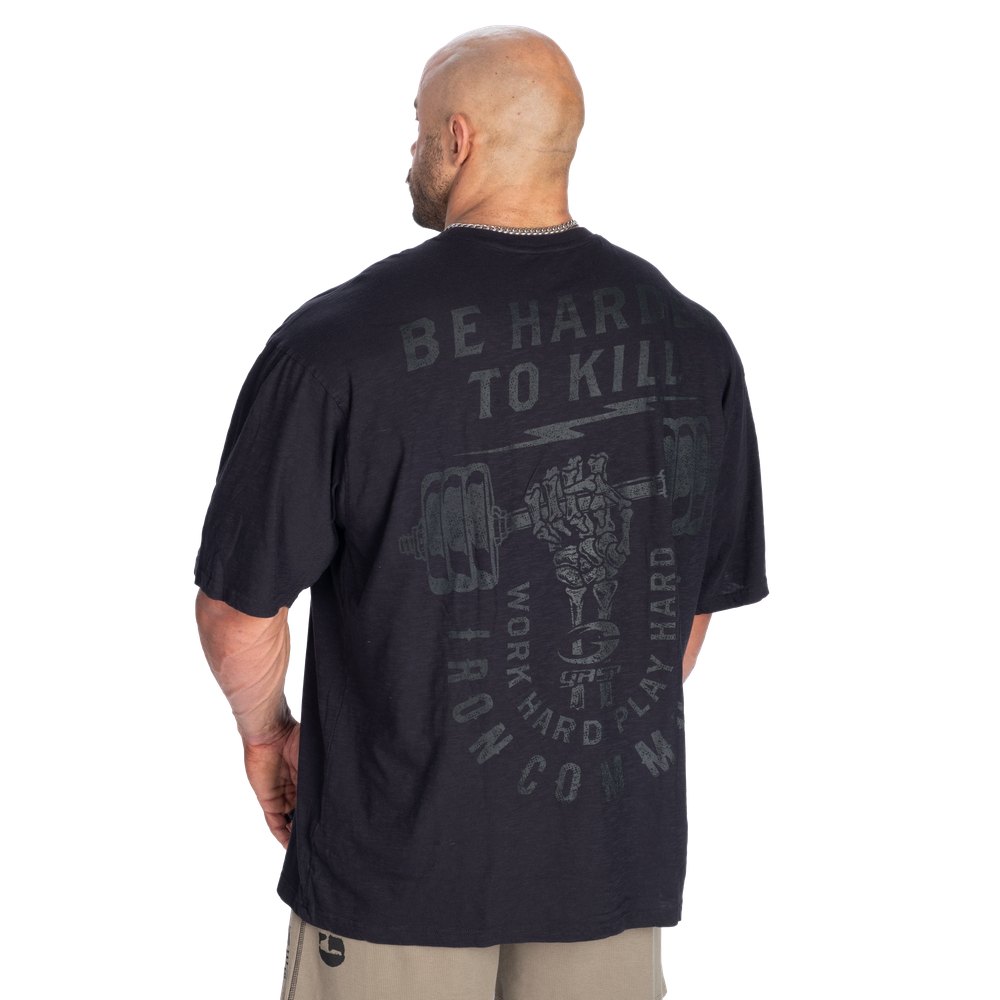 GASP HTK Slub Iron Tee Washed Black