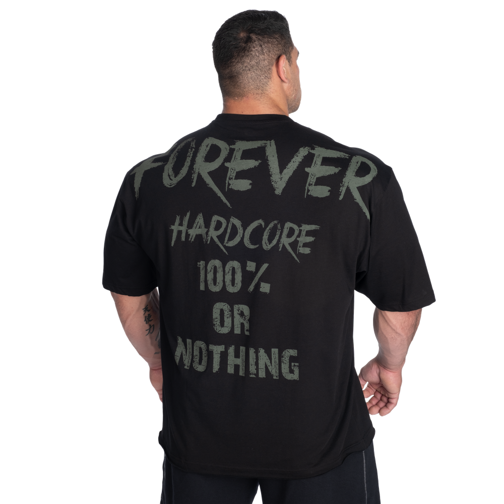 GASP 100% Or Nothing Iron Tee Black