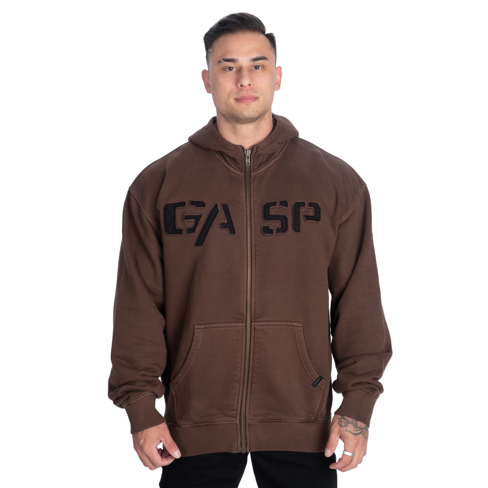 GASP Heavy Classic Hoodie Washed Timber