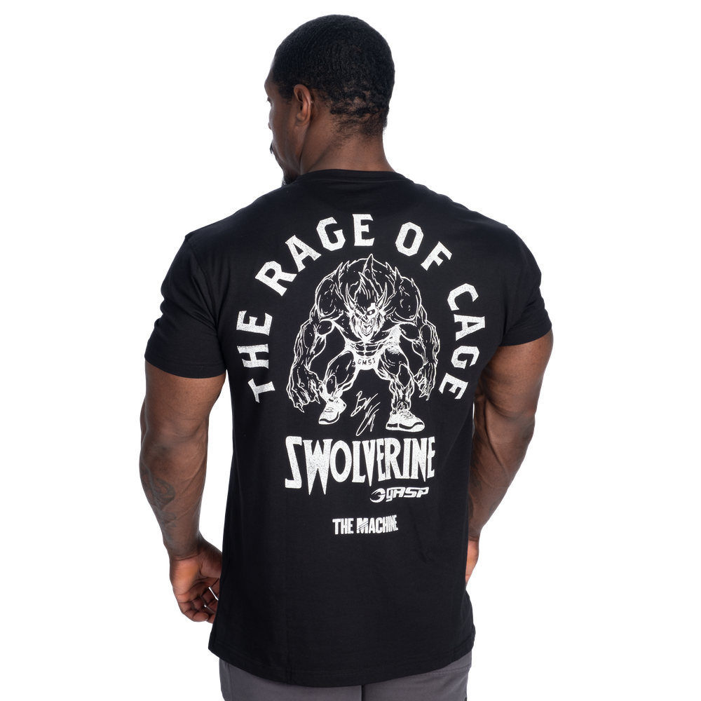 GASP Swolverine Standard Tee Black