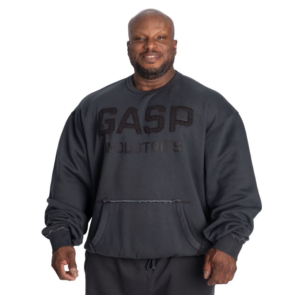 GASP Washed Crewneck Washed Black
