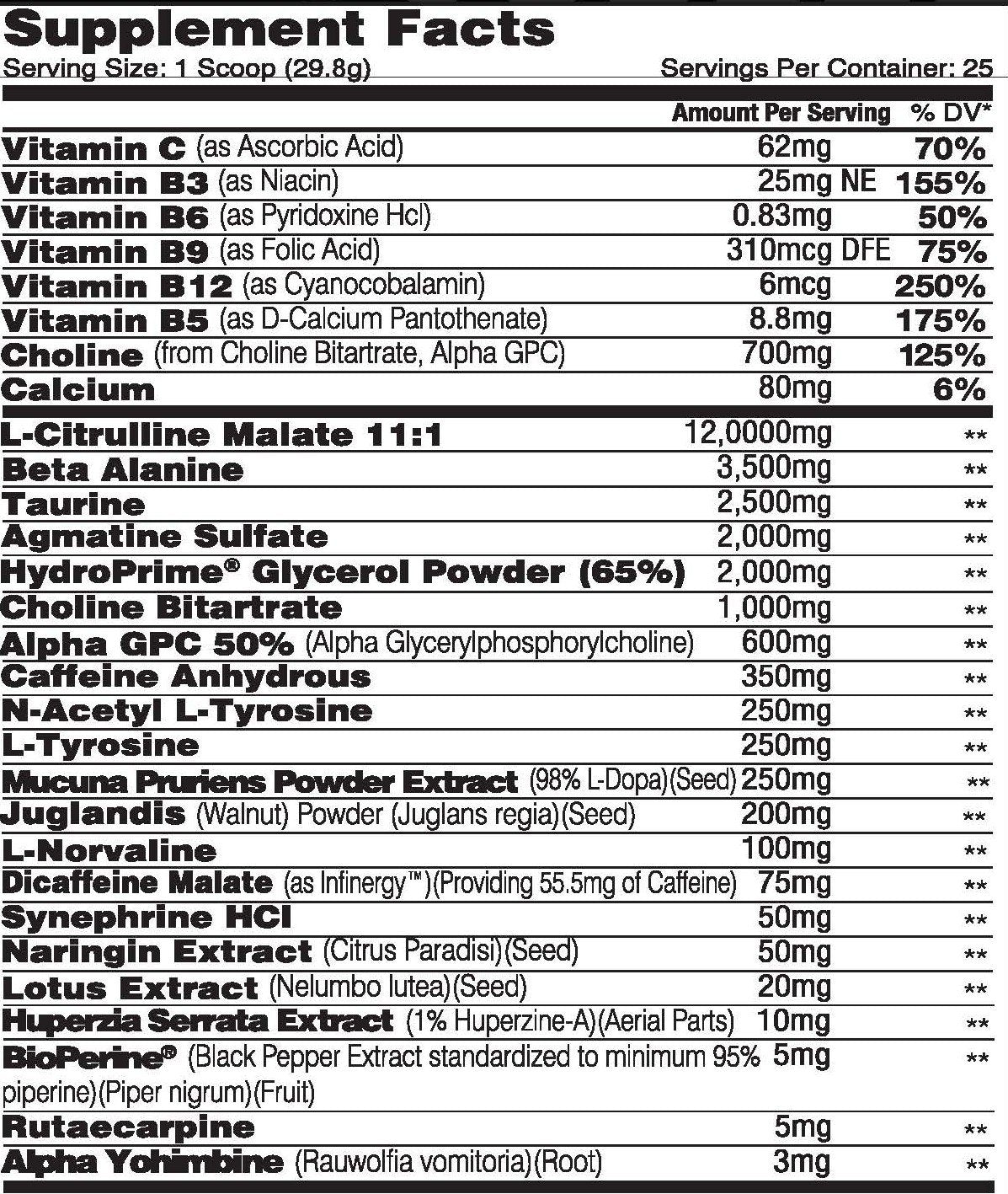 SUPER bio FREAK OMG - Pre Workout