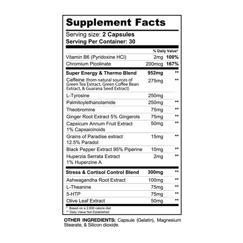 デトネイト DTN8 - 脂肪燃焼ファットバーナー
