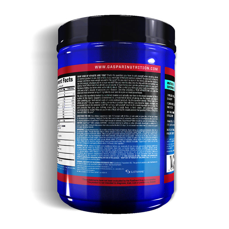 SuperPump Max - The Ultimate Pre Workout Supplement Experience  - GASPARI NUTRITION