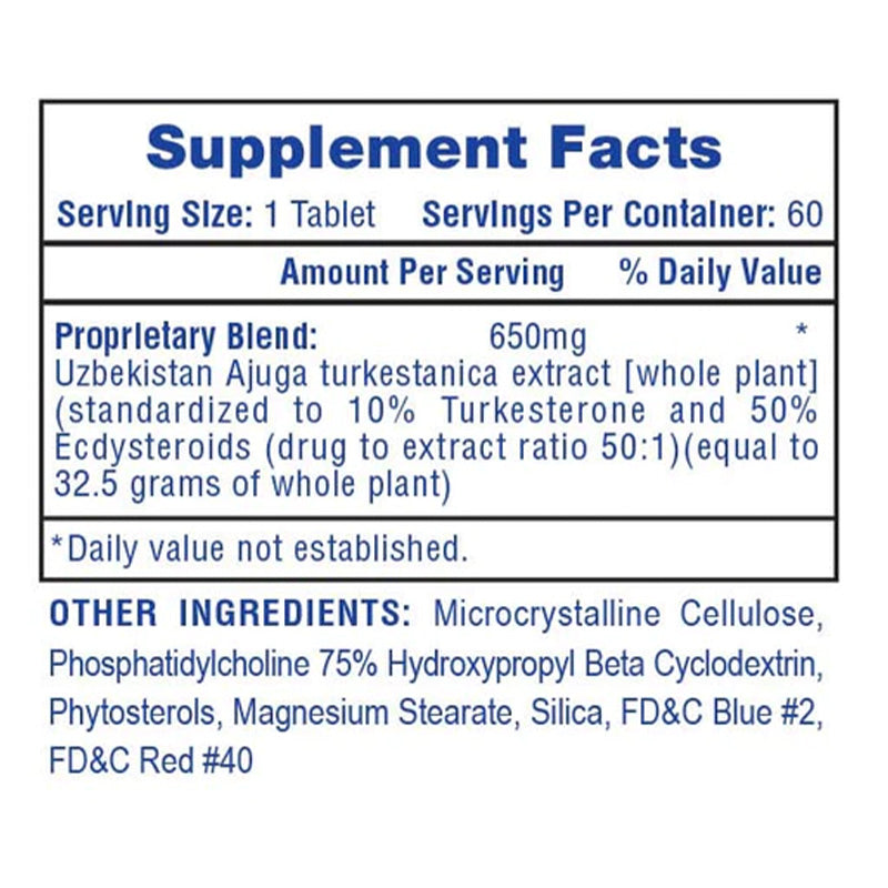 Turkesterone 650 - Prevents Muscle Breakdown - Hi Tech