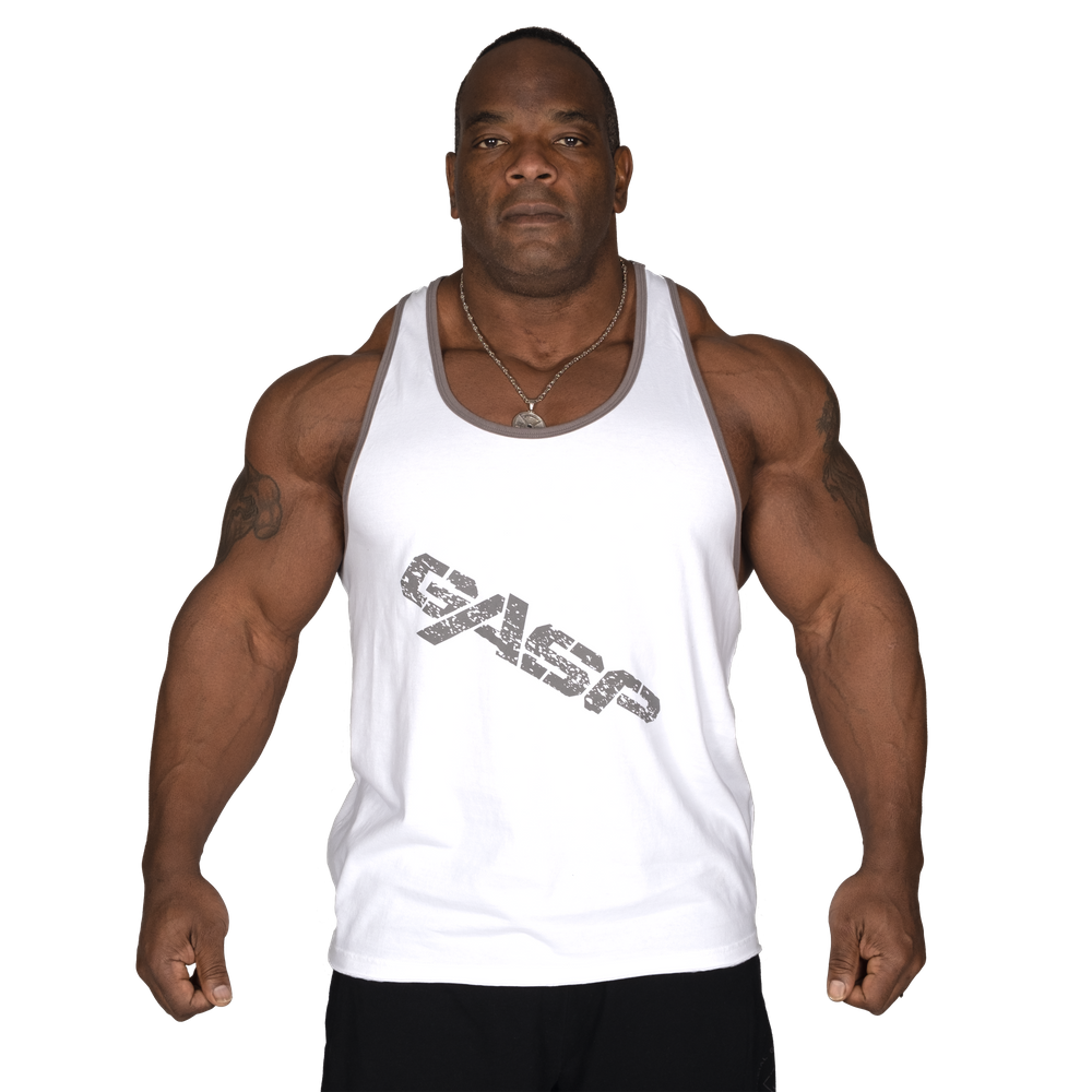 GASP Vintage T-back White