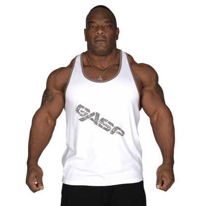 GASP Vintage T-back White