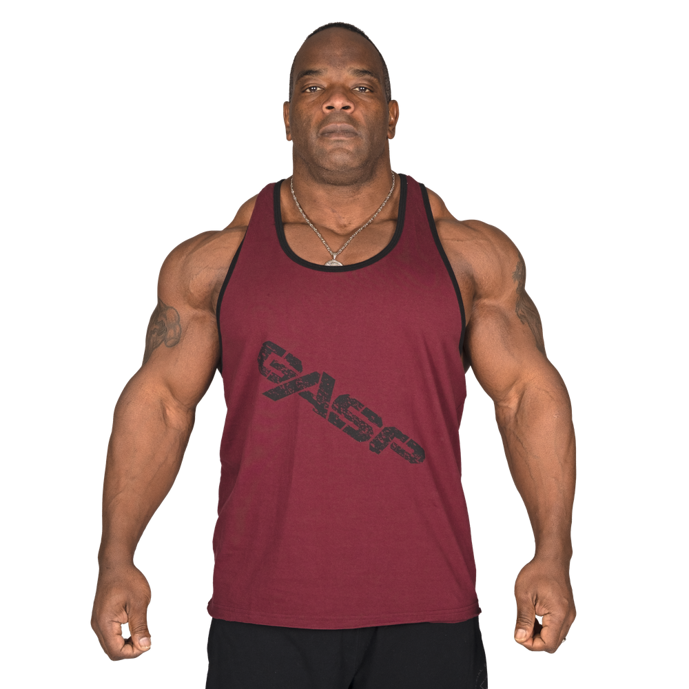 GASP Vintage T-back Maroon