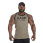 GASP Ribbed T-back Washed Green