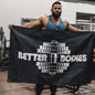 GASP Better Bodies Gym Flag Black