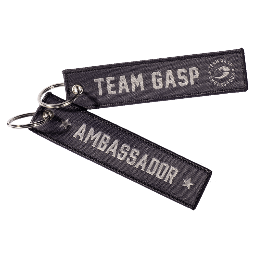 GASP Ambassador Keyring Black/Grey