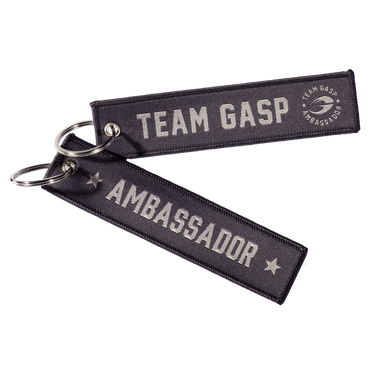 GASP Ambassador Keyring Black/Grey