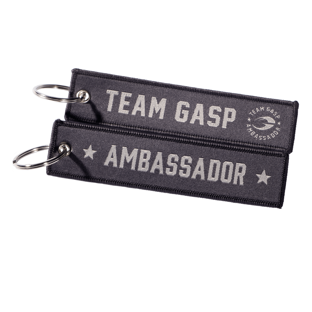 GASP Ambassador Keyring Black/Grey