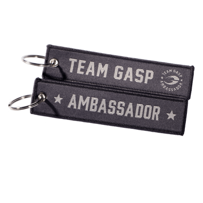 GASP Ambassador Keyring Black/Grey