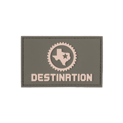 GASP Rubber Patch 8x5 Destination