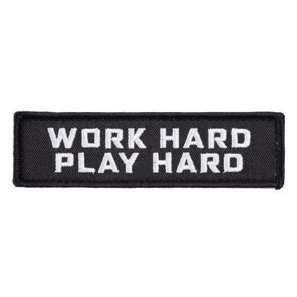 GASP Embroidered Patch 11x3 Work Hard