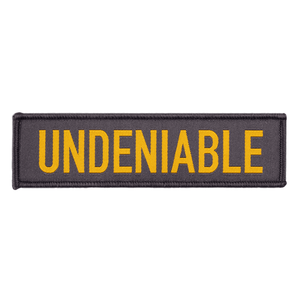 GASP Woven Patch 11x3 Undeniable
