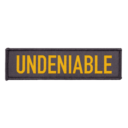 GASP Woven Patch 11x3 Undeniable