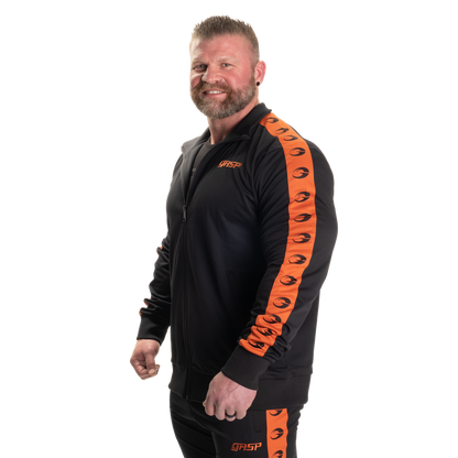 GASP Track Suit Jacket Black/Flame