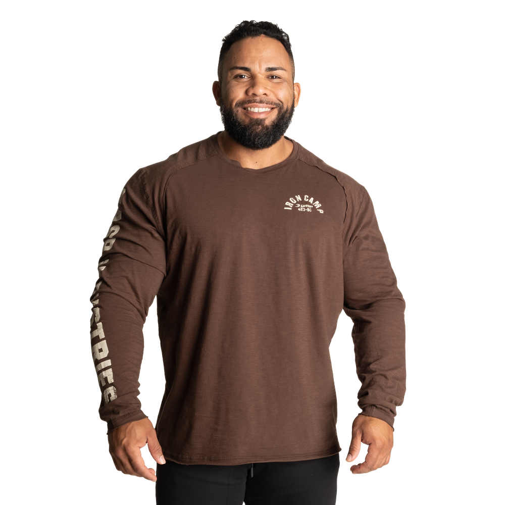 GASP Throwback LS Tee Timber