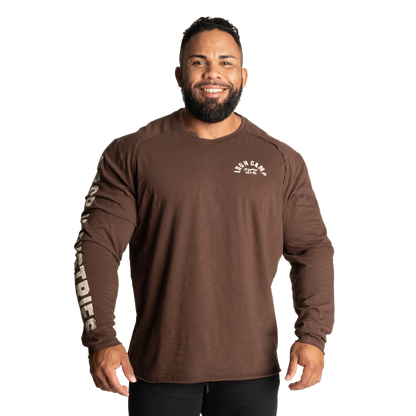 GASP Throwback LS Tee Timber