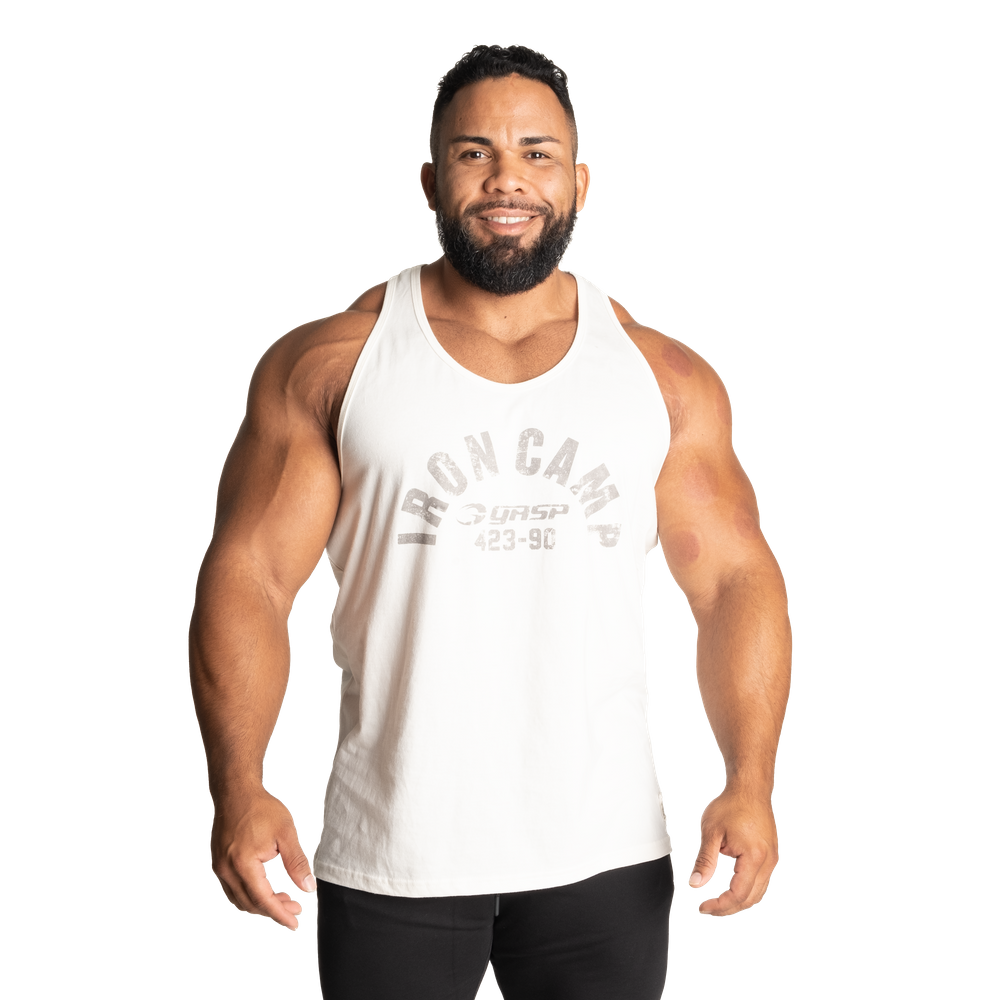 GASP Throwback tank Off White