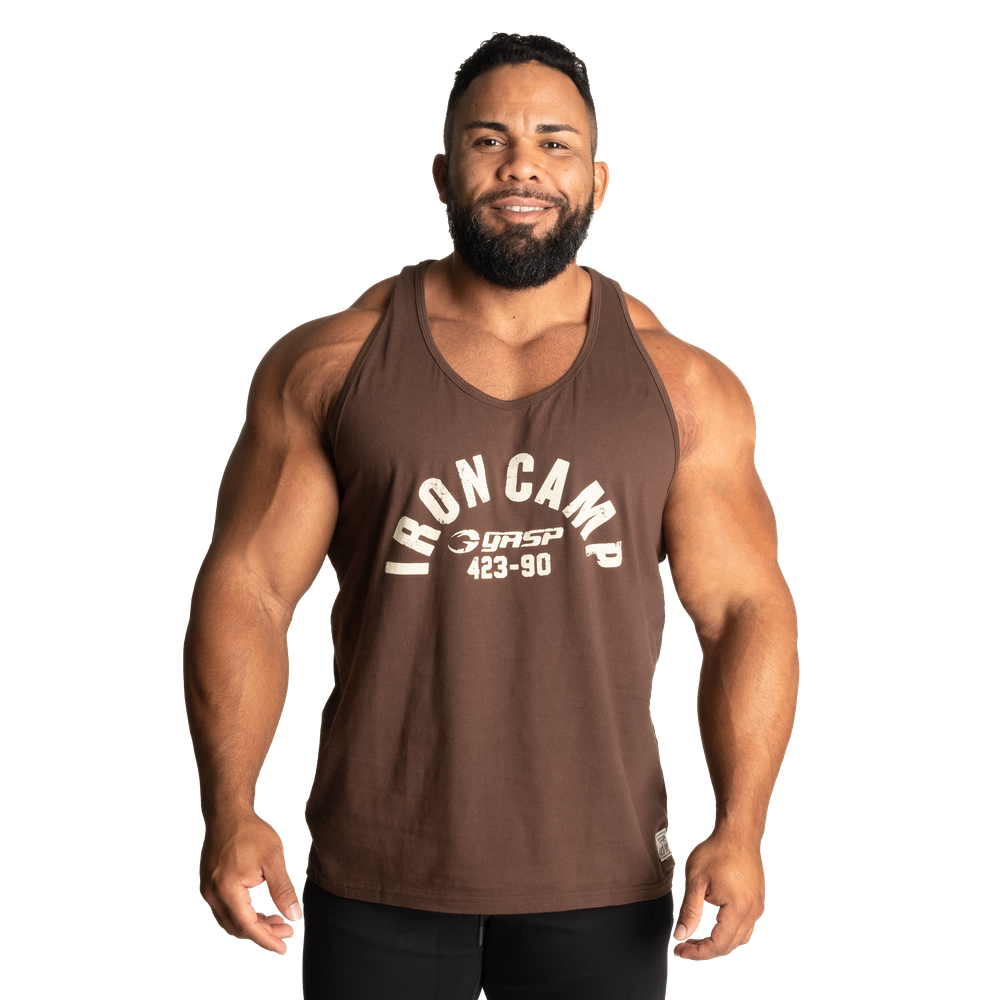 GASP Throwback tank Timber