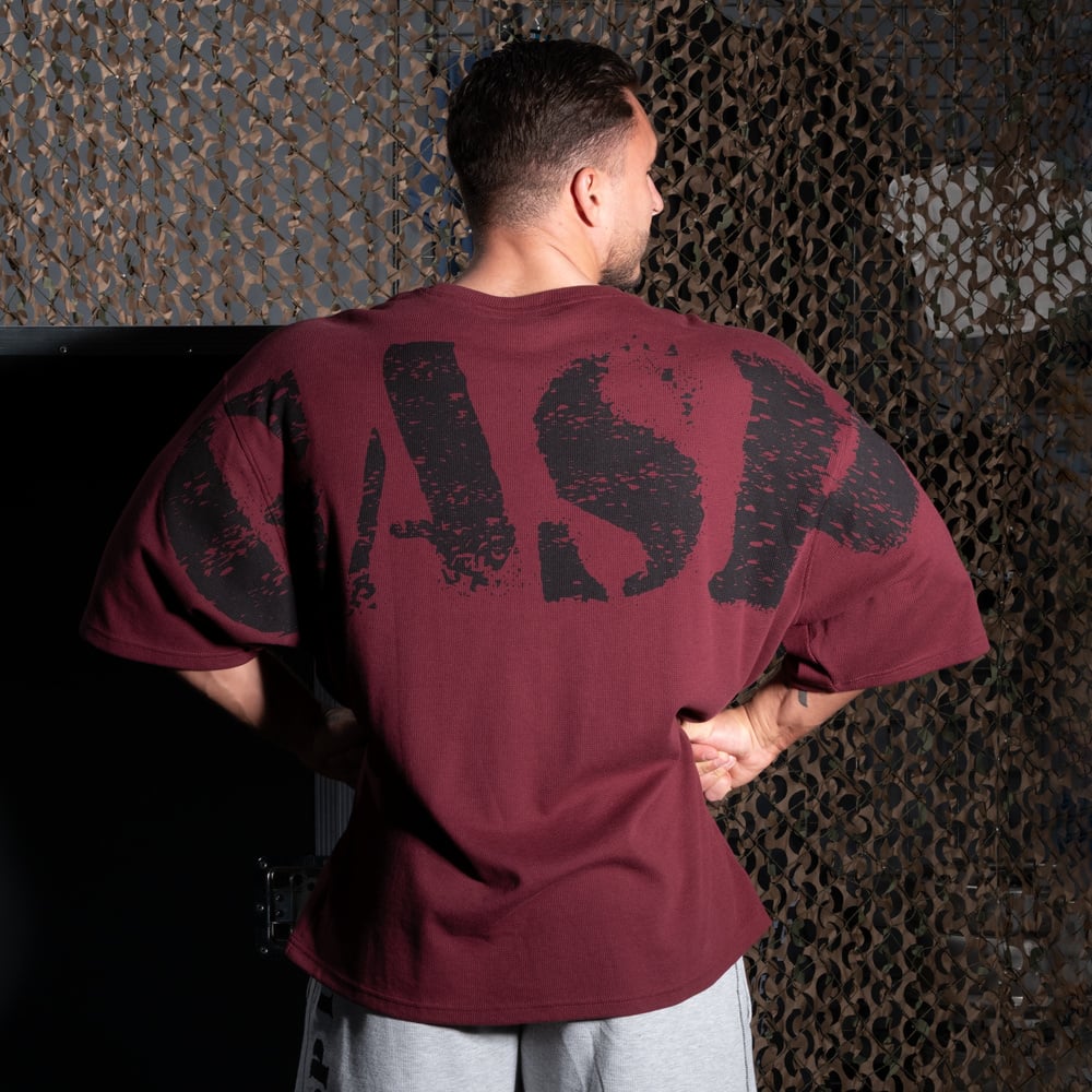 GASP Iron thermal tee Maroon