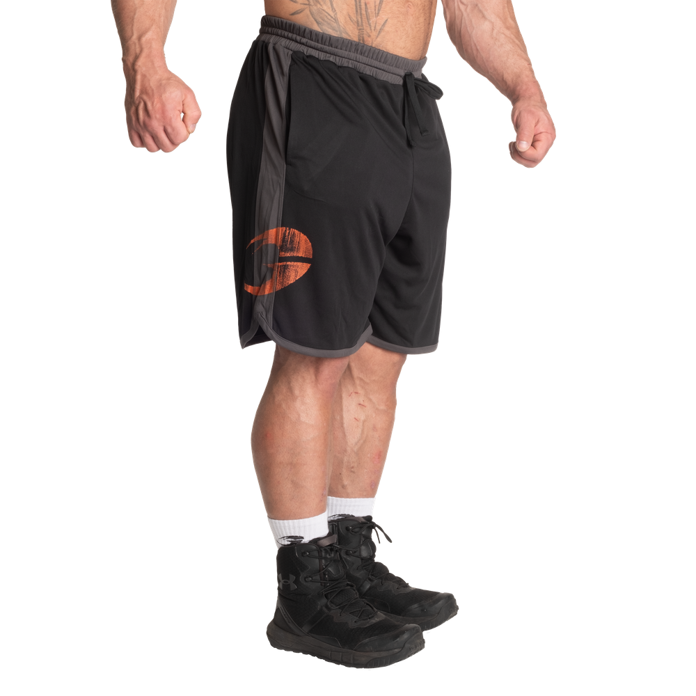 GASP Mesh Shorts 9.5" Black/Grey