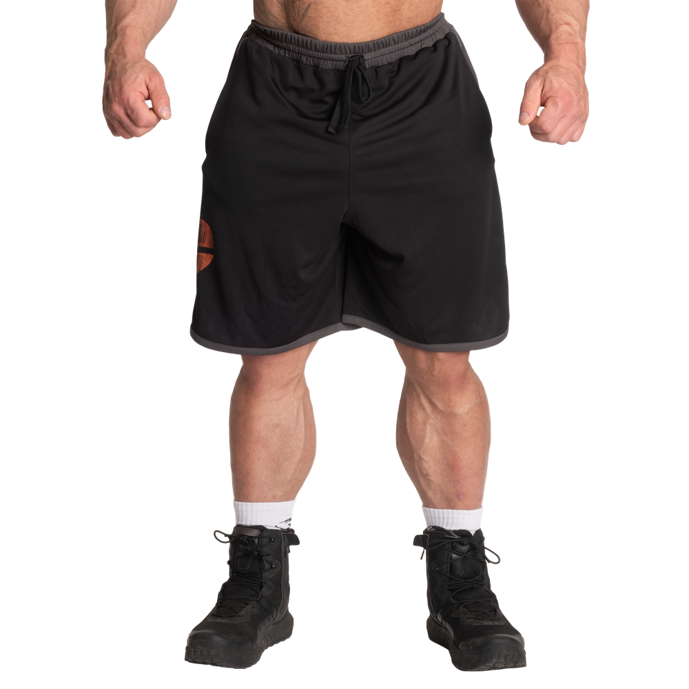GASP Mesh Shorts 9.5" Black/Grey