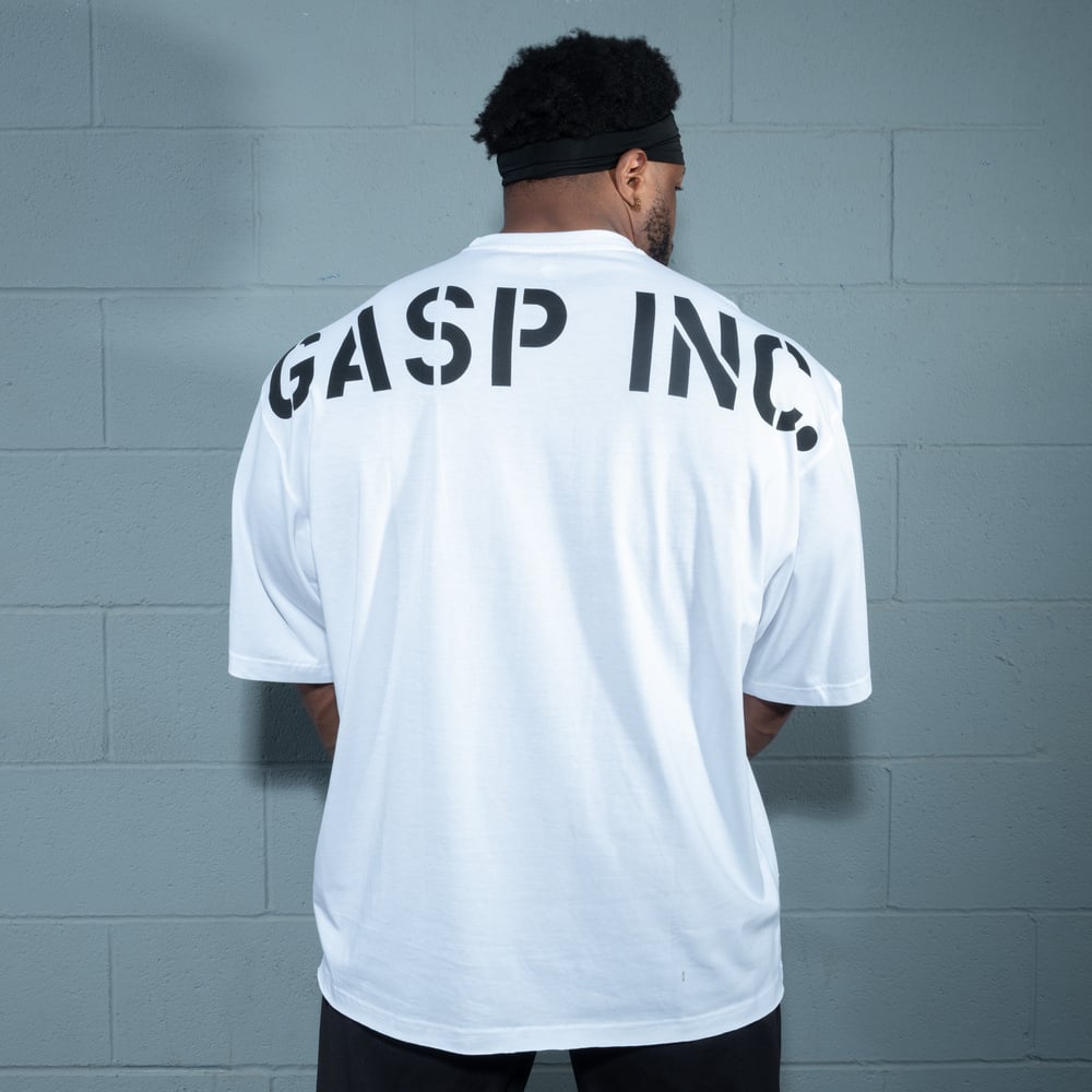 GASP Division Iron Tee White
