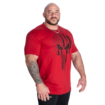 GASP Skull Standard Tee Chili Red