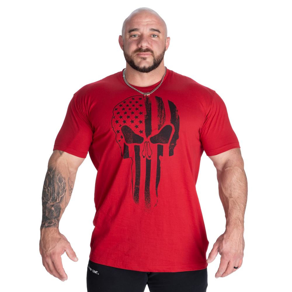 GASP Skull Standard Tee Chili Red