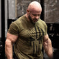 GASP Skull Standard Tee Army Green Melange