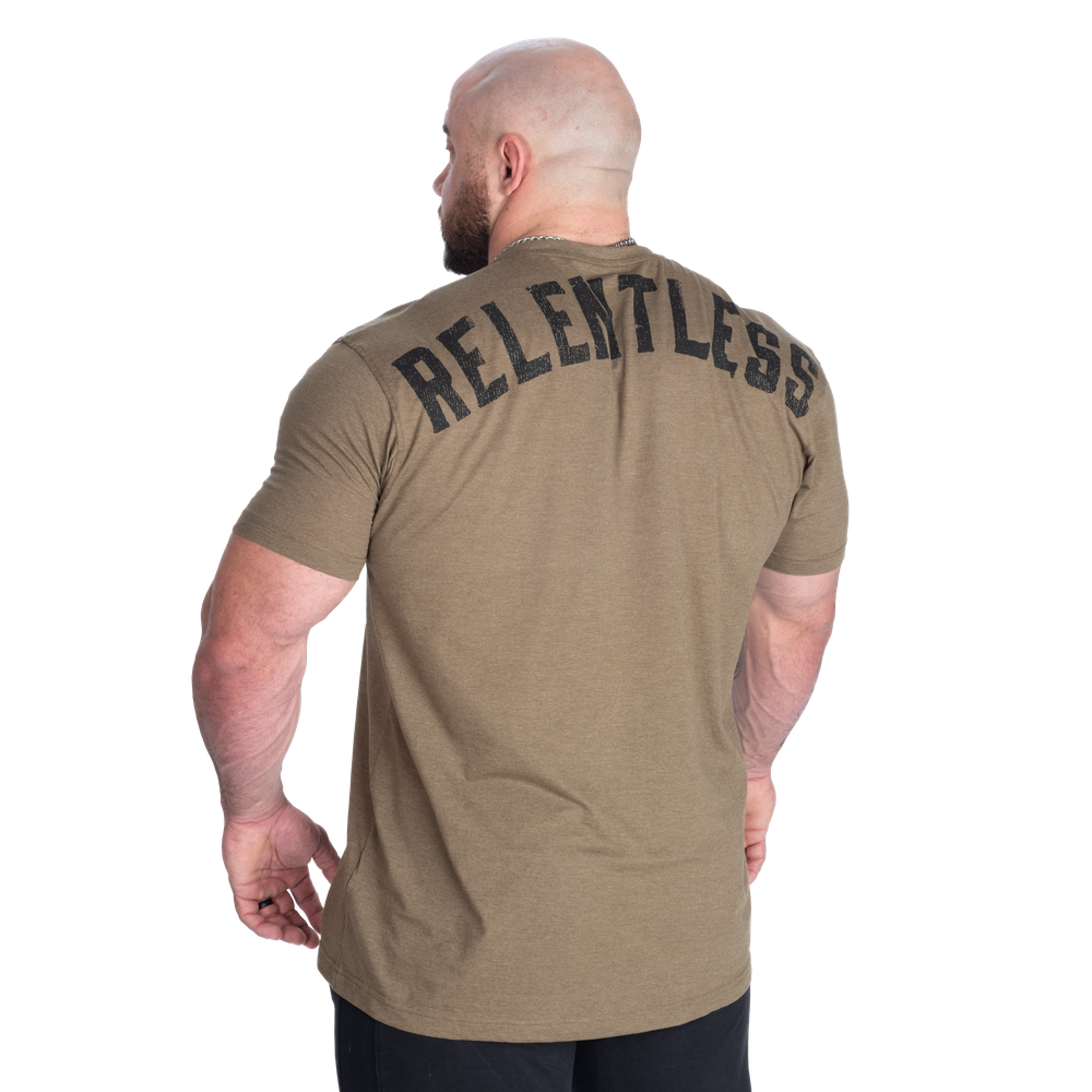 GASP Skull Standard Tee Army Green Melange
