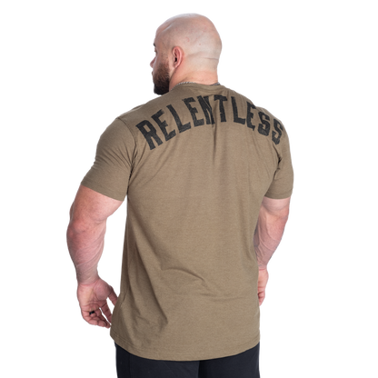 GASP Skull Standard Tee Army Green Melange
