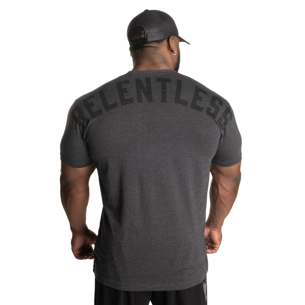 GASP Skull Standard Tee Dark Grey Melange